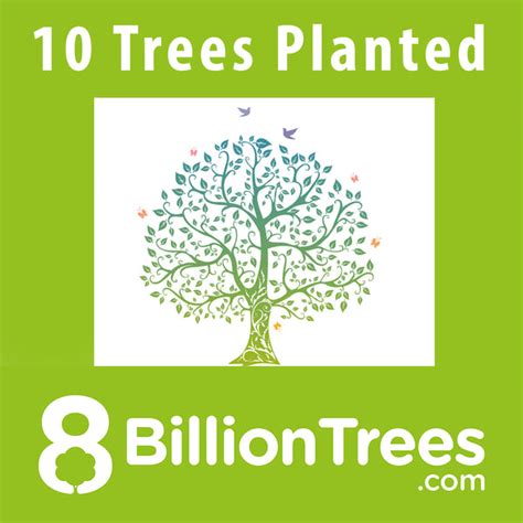 8 billion trees free vacation.